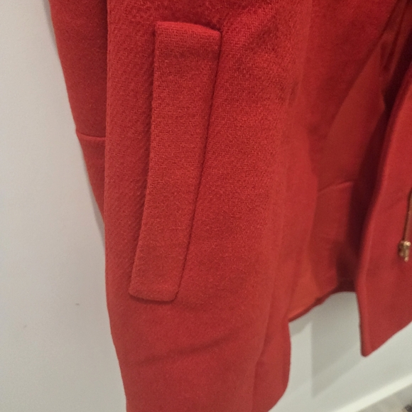 J. Crew Women's Red Trench Coat - Picture 6 of 13